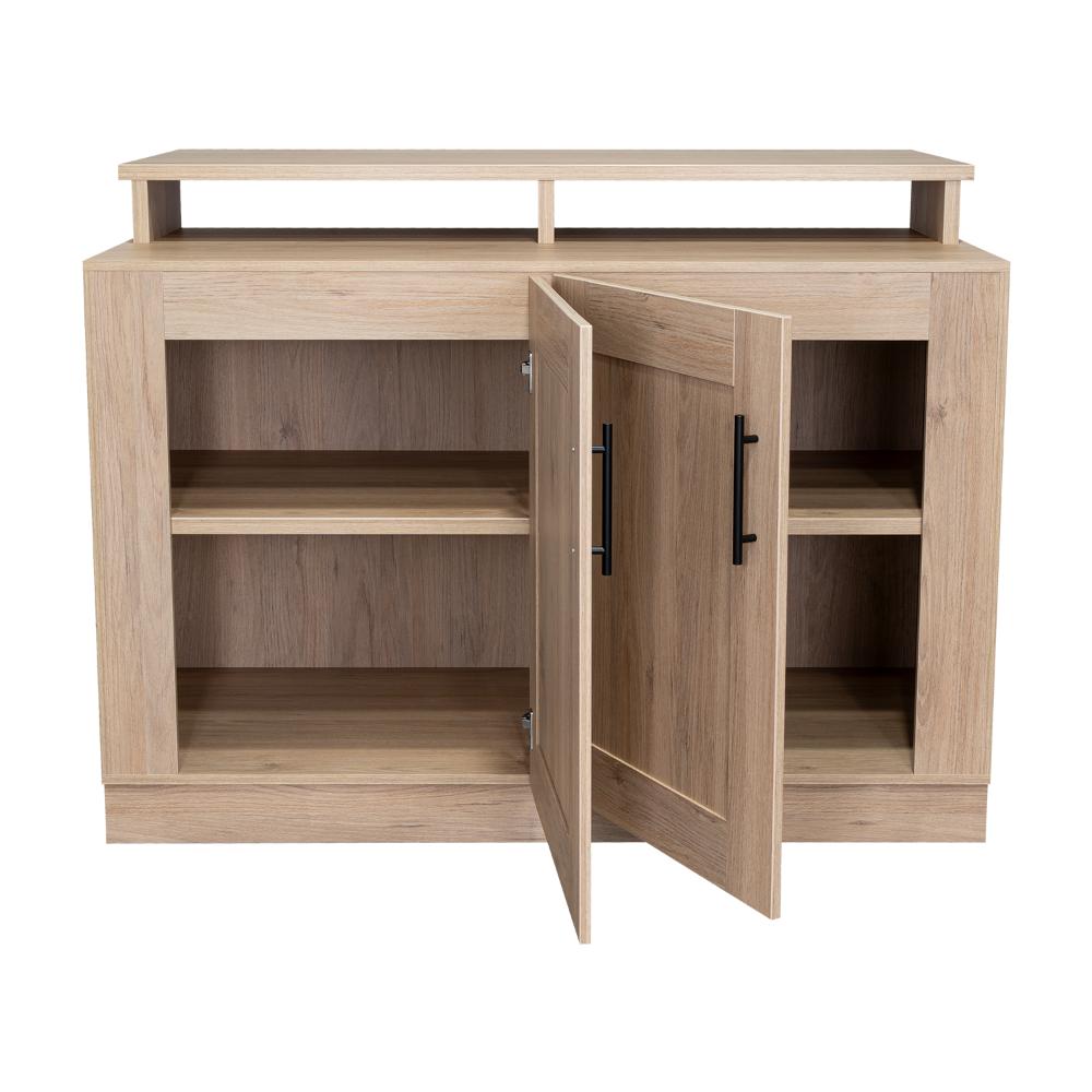 Barra De Cocina Elavor Rovere Y Blanco