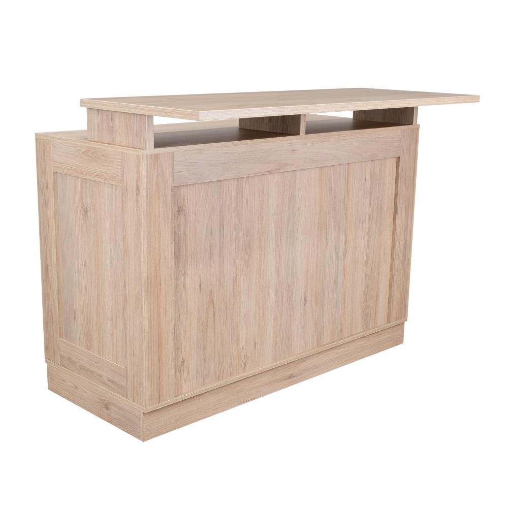 Barra De Cocina Elavor Rovere Y Blanco