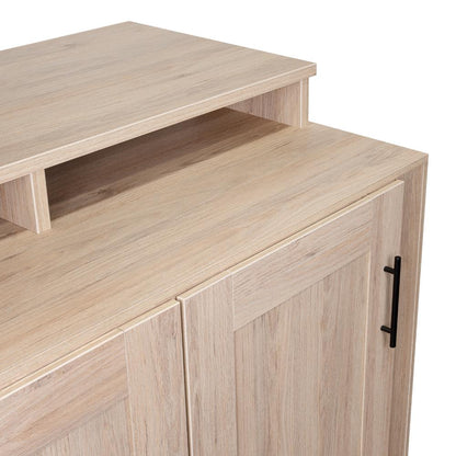 Barra De Cocina Elavor Rovere Y Blanco