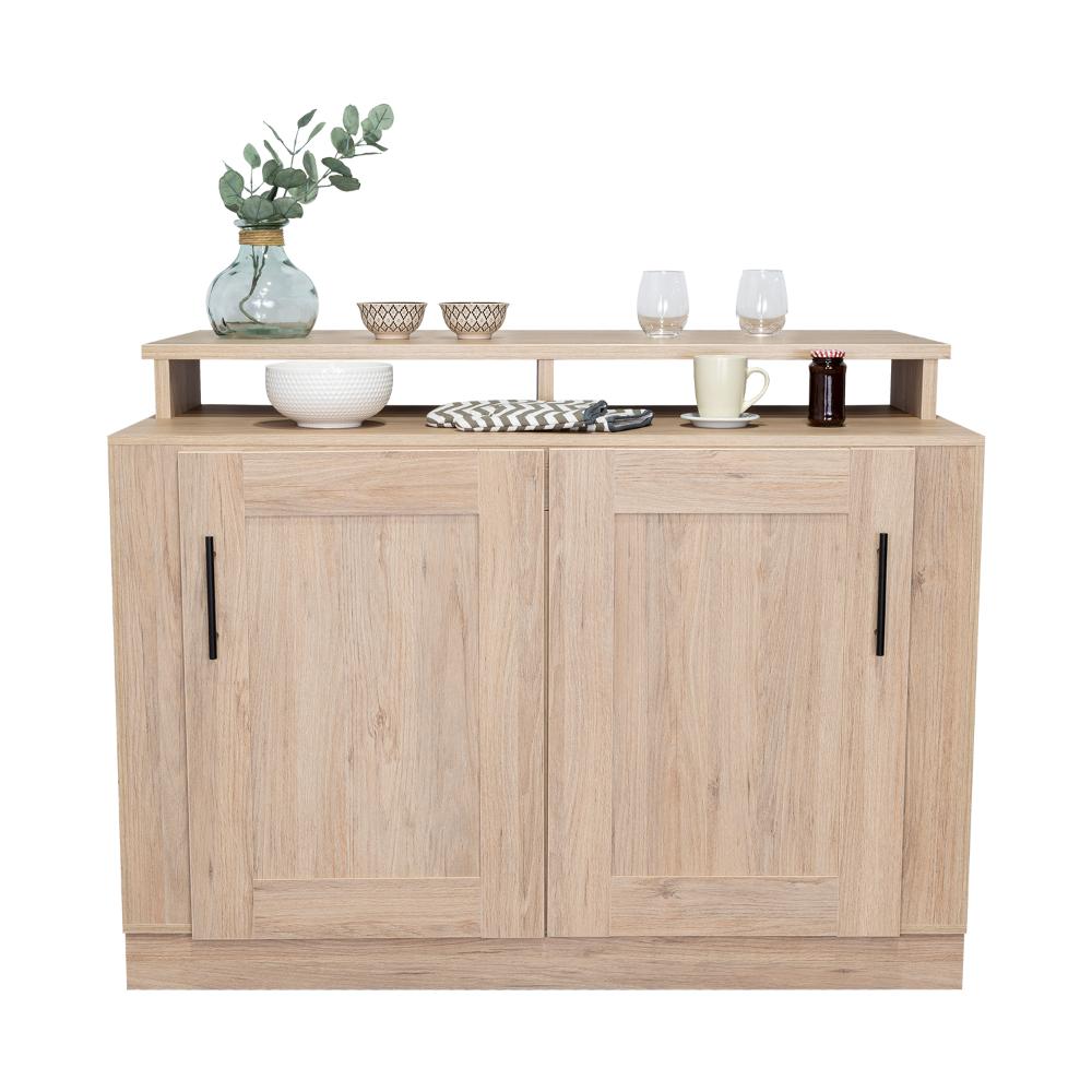 Barra De Cocina Elavor Rovere Y Blanco