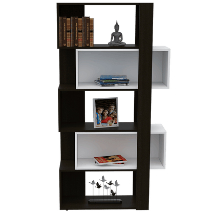 Biblioteca Veluna Wengue Y Blanco