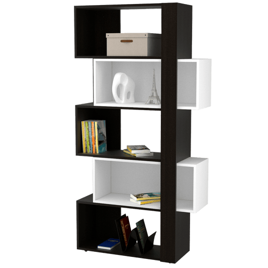 Biblioteca Veluna Wengue Y Blanco