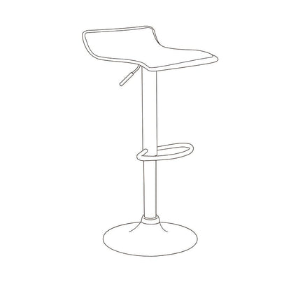 Silla Bar Ambar Negro Set X 2