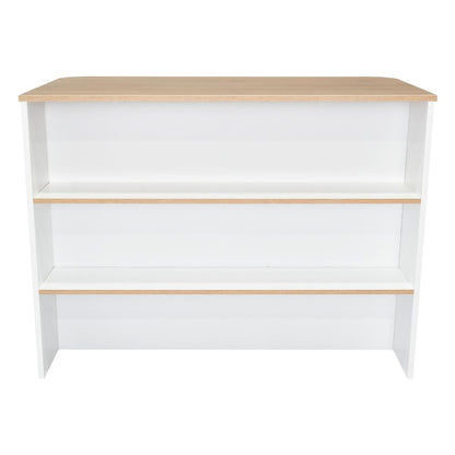 Barra Auxiliar Nimora  Blanco Y Rovere