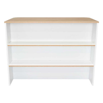 Barra De Cocina Nimora Blanco Y Rovere