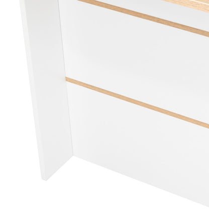 Barra Auxiliar Nimora  Blanco Y Rovere