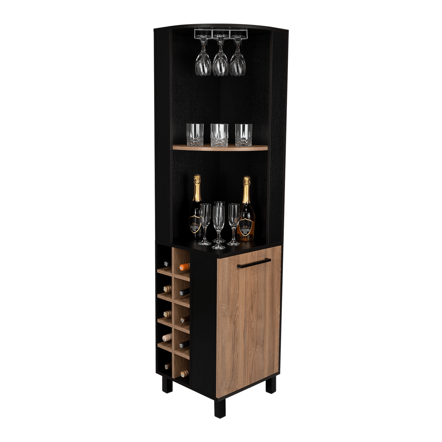 Bar Esquinero Yelper, Wengue Y Miel, Con Dos Entrepaños Una Puerta