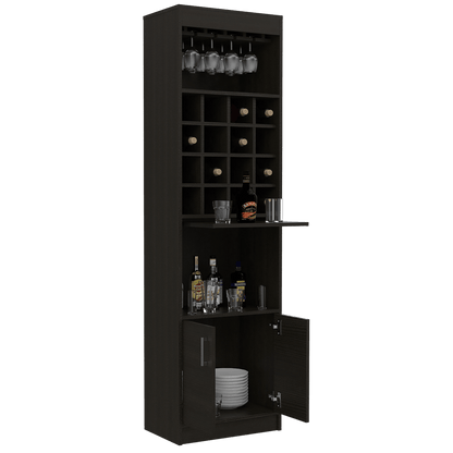 Bar Cronis, Wengue, Con Gran Capacidad De Almacenamiento