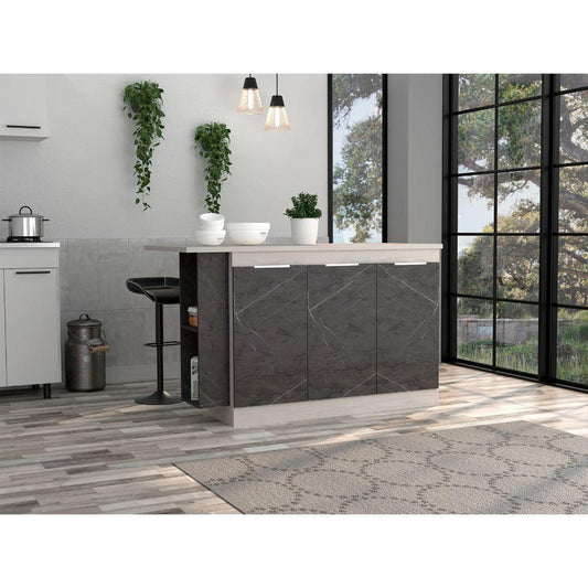 Barra De Cocina Renup Gris