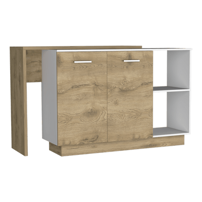 Barra De Cocina Avorin Macadamia Y Blanco