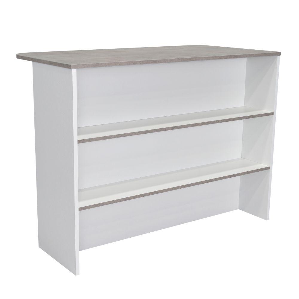 Barra De Cocina Nimora Blanco Y Gris