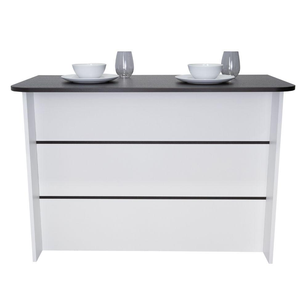 Barra Auxiliar Nimora  Blanco Y Wengue