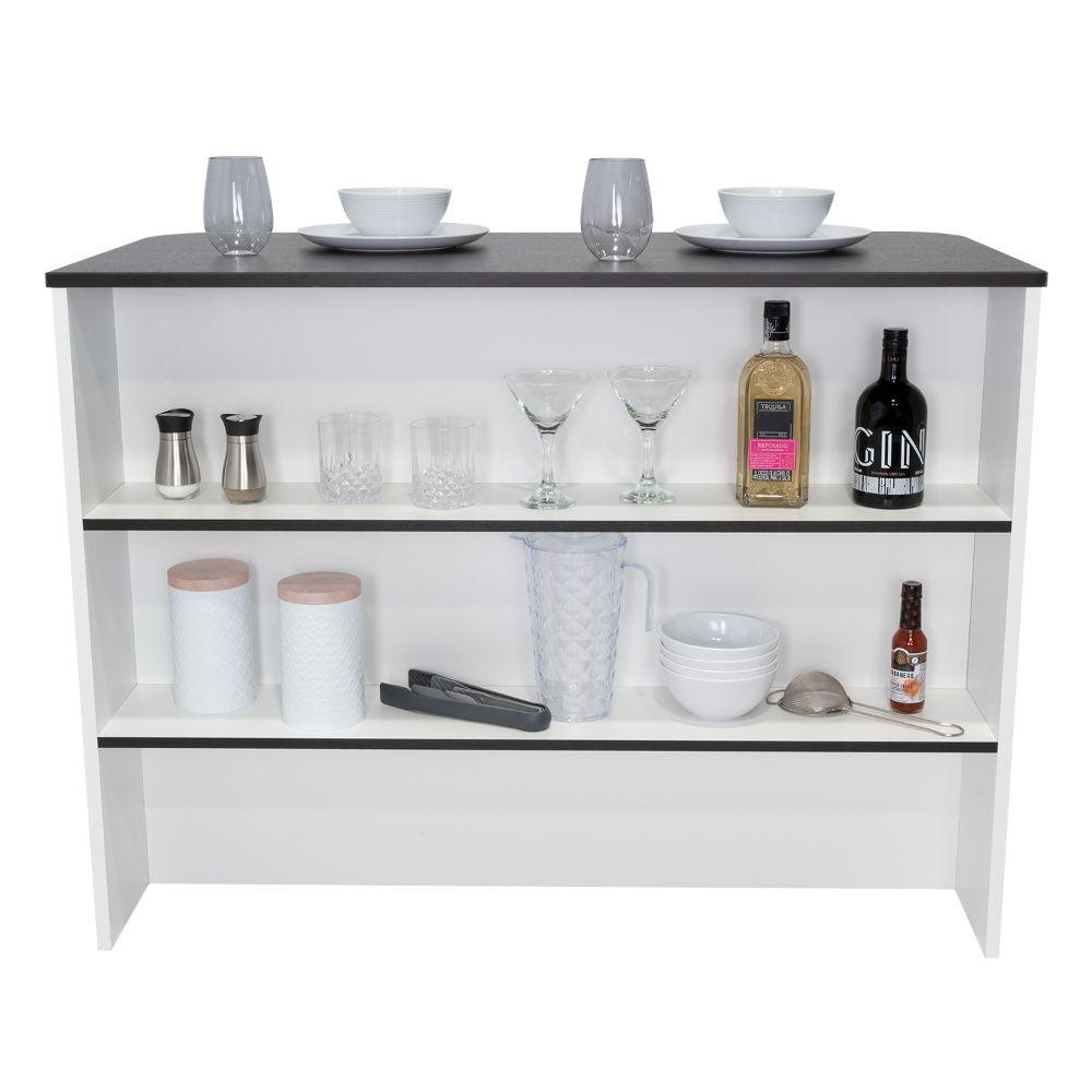 Barra Auxiliar Nimora  Blanco Y Wengue