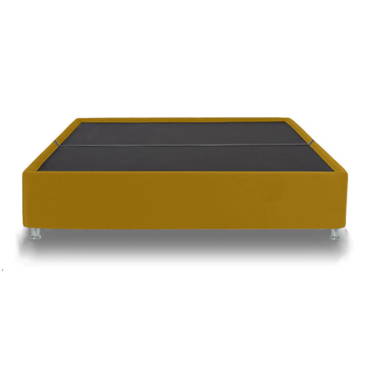 Base Cama Queen Roma Mostaza