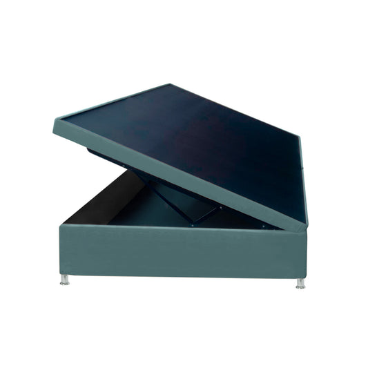 Base Cama Baúl Doble Verde