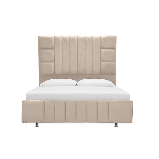 Cama Doble Fiora  Beige