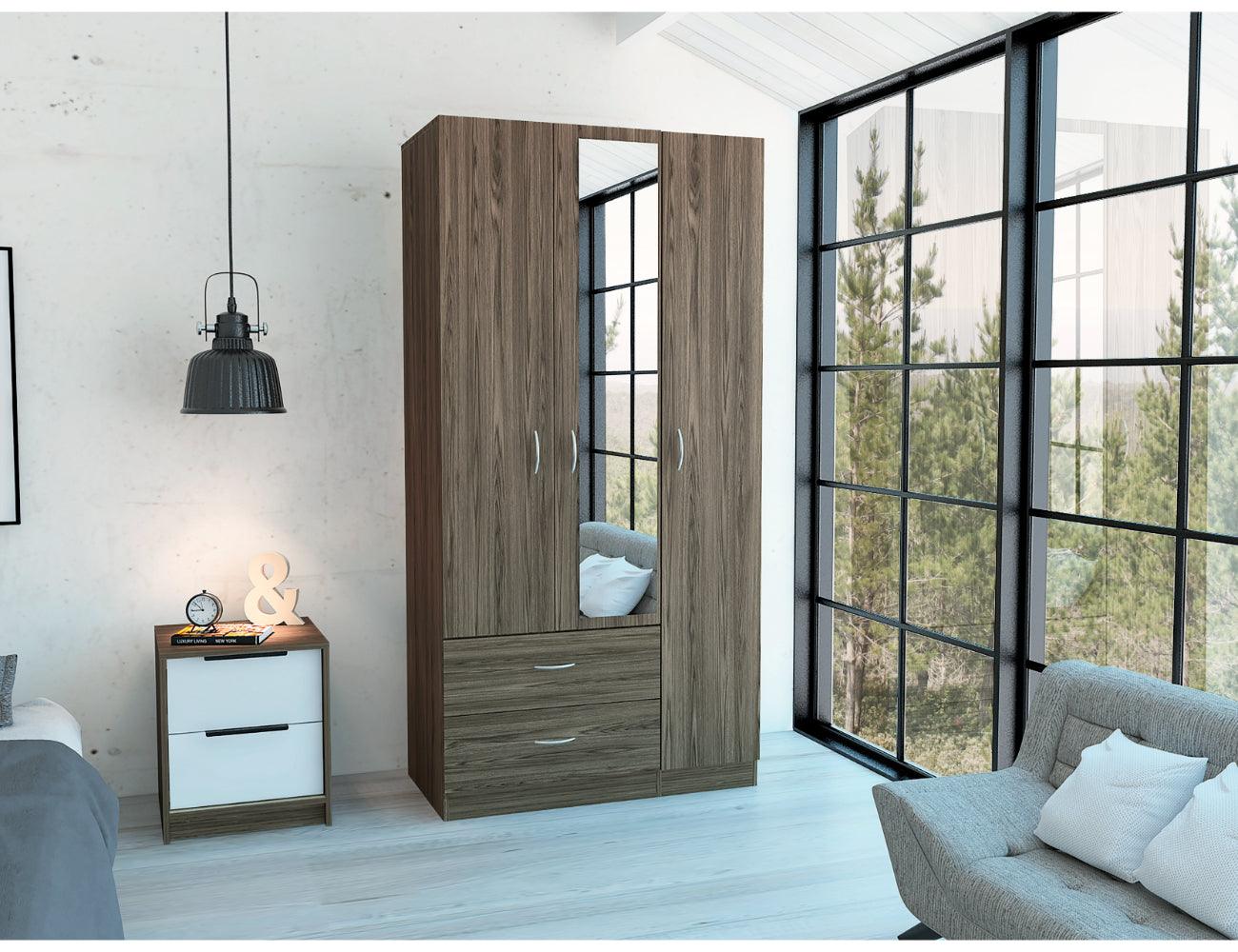 Closet Bornelin Chocolate Y Blanco