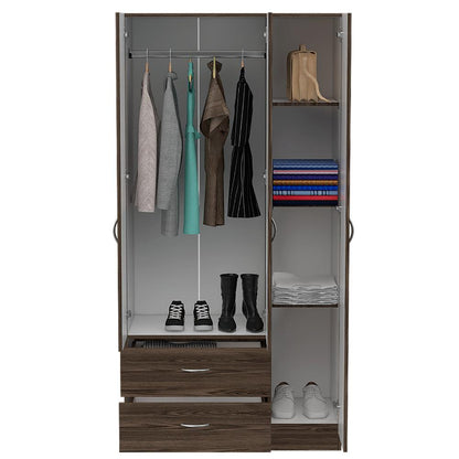 Closet Bornelin Chocolate Y Blanco