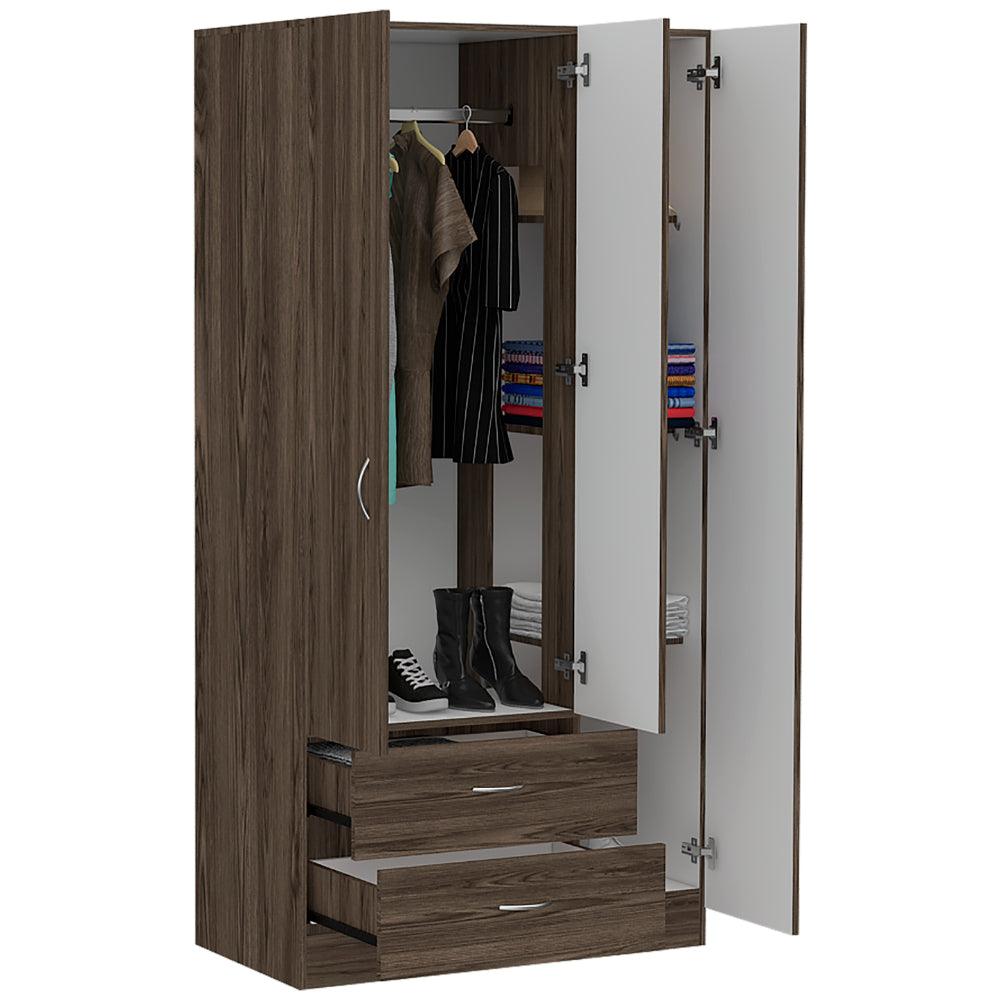 Closet Bornelin Chocolate Y Blanco