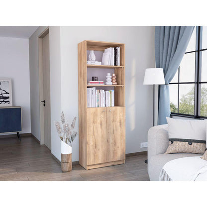 Estante Valuma E4 2P (1C) Macadamia+Blanco