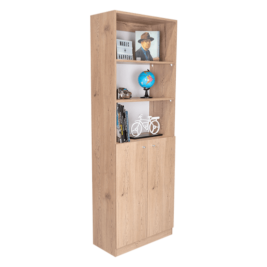 Estante Valuma E4 2P (1C) Macadamia+Blanco