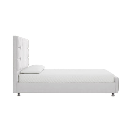 Cama King Fiora  Blanco