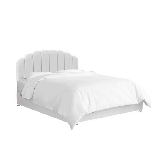 Base Cama con Espaldar Semidoble Infantil Coral  blanco