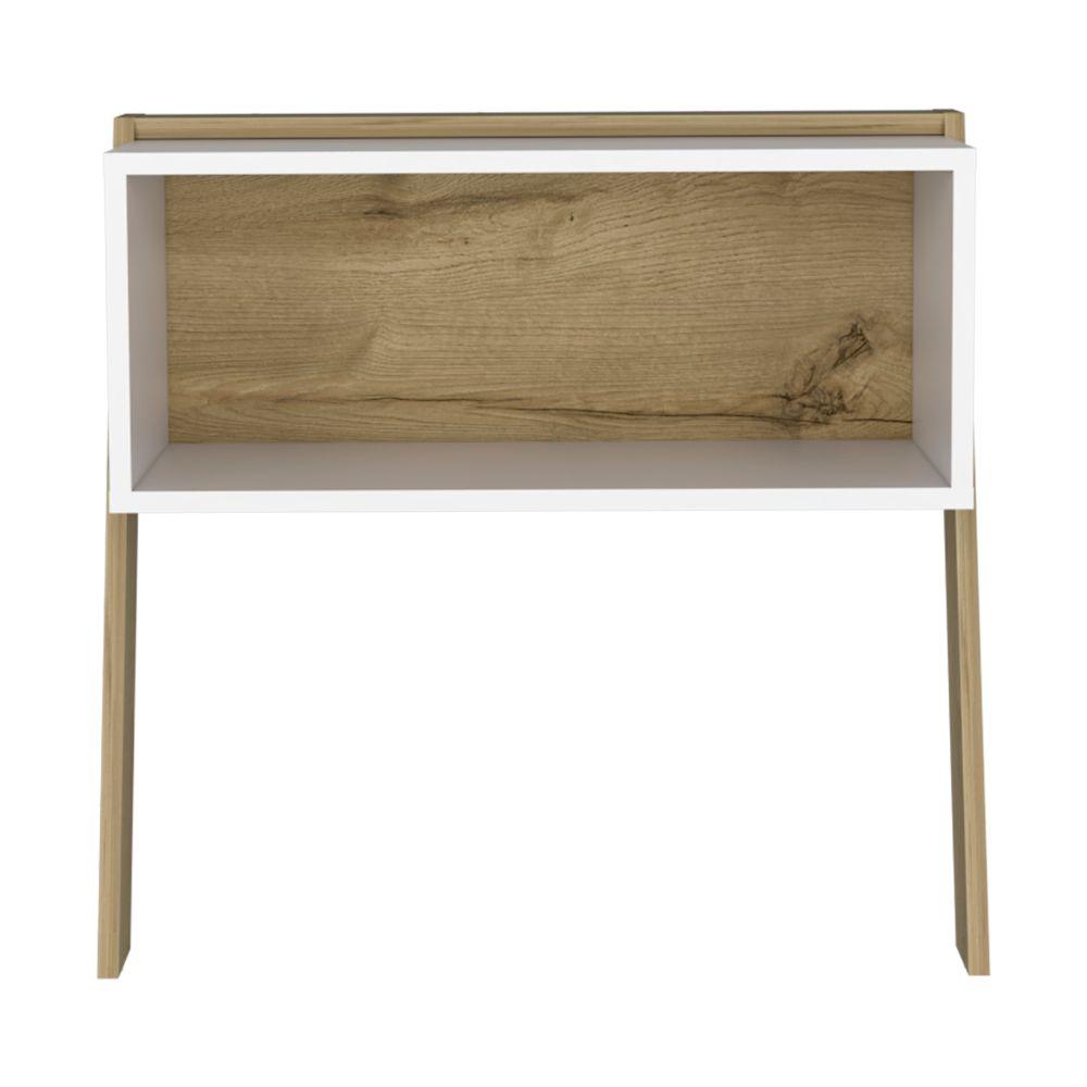 Mesa De Noche Dihana Duna Y Blanco