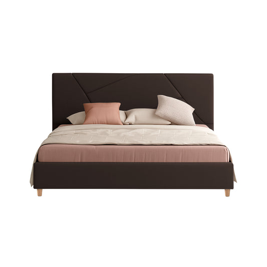 Base Cama Con Espaldar Doble Hampton Cafe