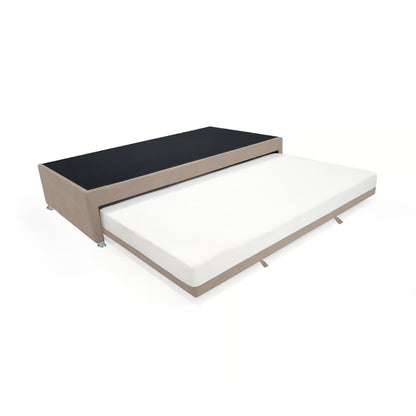 Base Cama Nido con Espaldar Semidoble Infantil Lupe  taupe