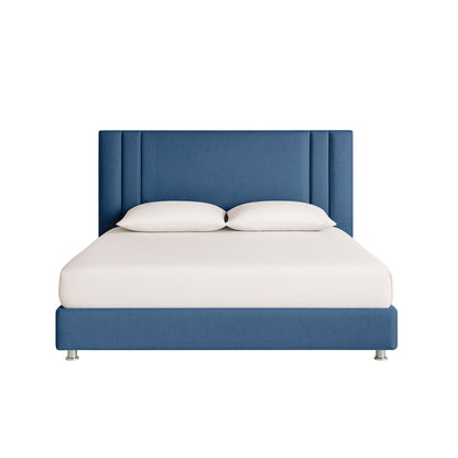 Base Cama Nido con Espaldar Semidoble Infantil Lupe  azul