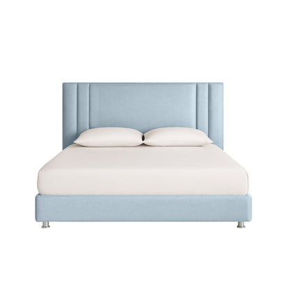 Base Cama Nido con Espaldar Semidoble Infantil Lupe  azul cielo