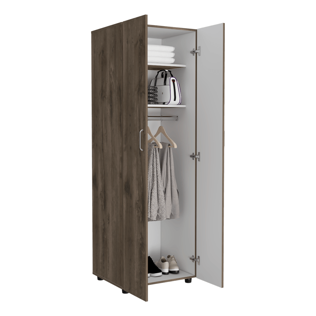 Closet Arenha Nogal Y Blanco