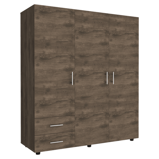 Closet Janari Nogal Y Blanco