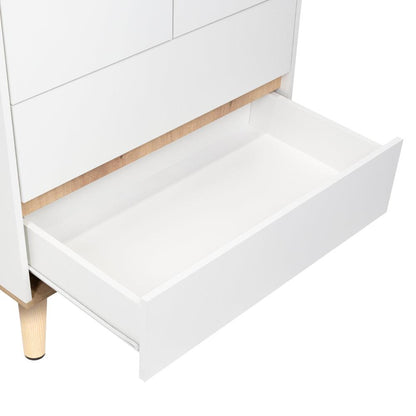 Closet Colima, Blanco Y Café Claro, Con Dos Puertas Batientes