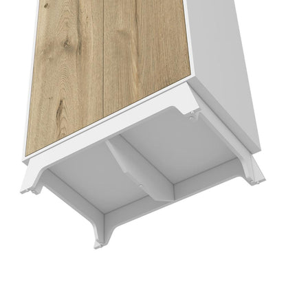 Closet Z81 Ulmari 180  Blanco Y Duna