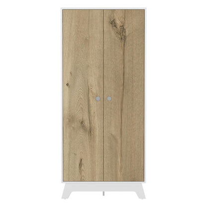 Closet Z81 Ulmari 180  Blanco Y Duna