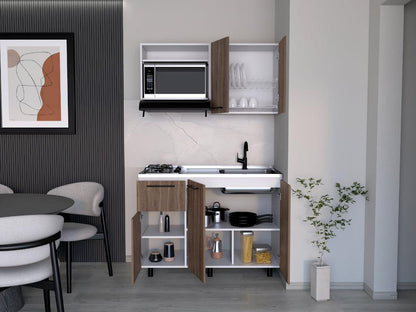 Cocina 120 Kurova  Blanco Meson Derecho