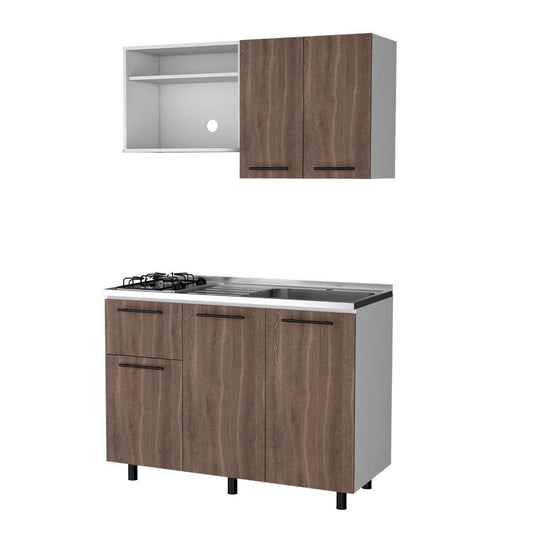Cocina 120 Kurova  Blanco Meson Derecho