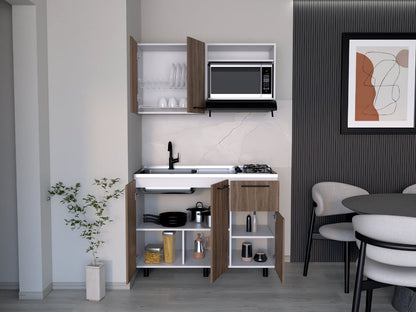 Cocina 120 Kurova  Blanco Meson Izquierdo
