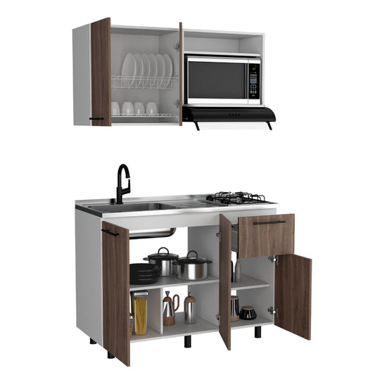 Cocina 120 Kurova  Blanco Meson Izquierdo