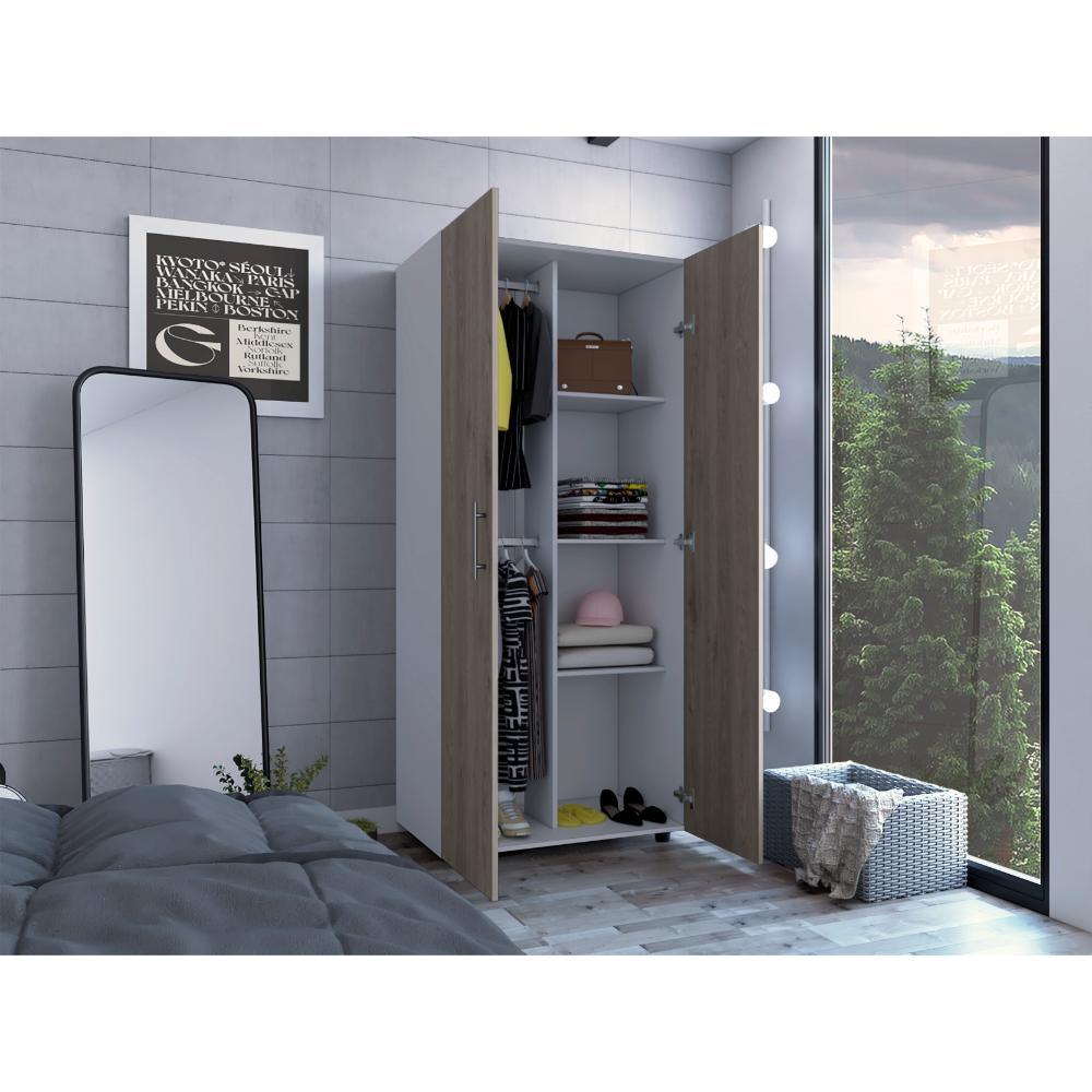 Closet Torma Ceniza Y Blanco