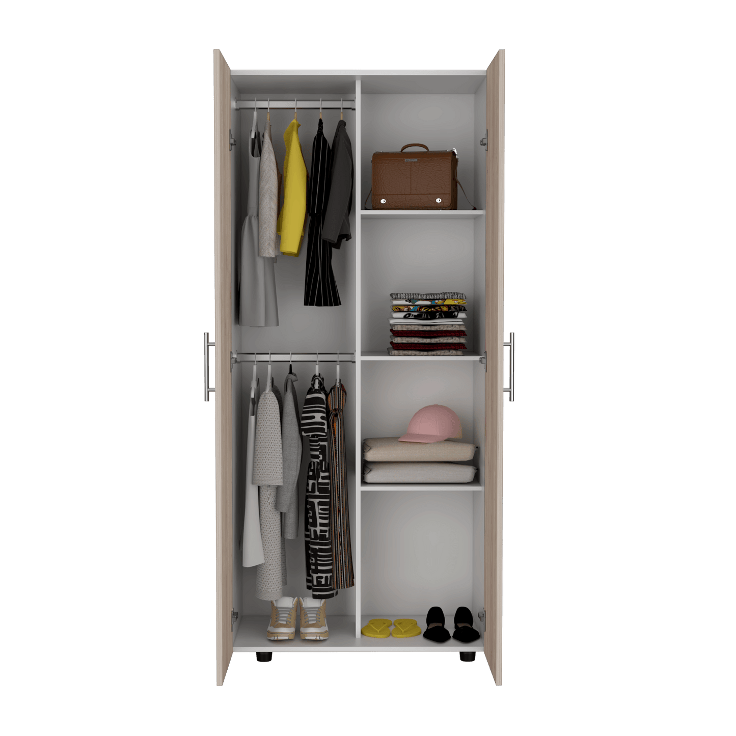 Closet Torma Ceniza Y Blanco