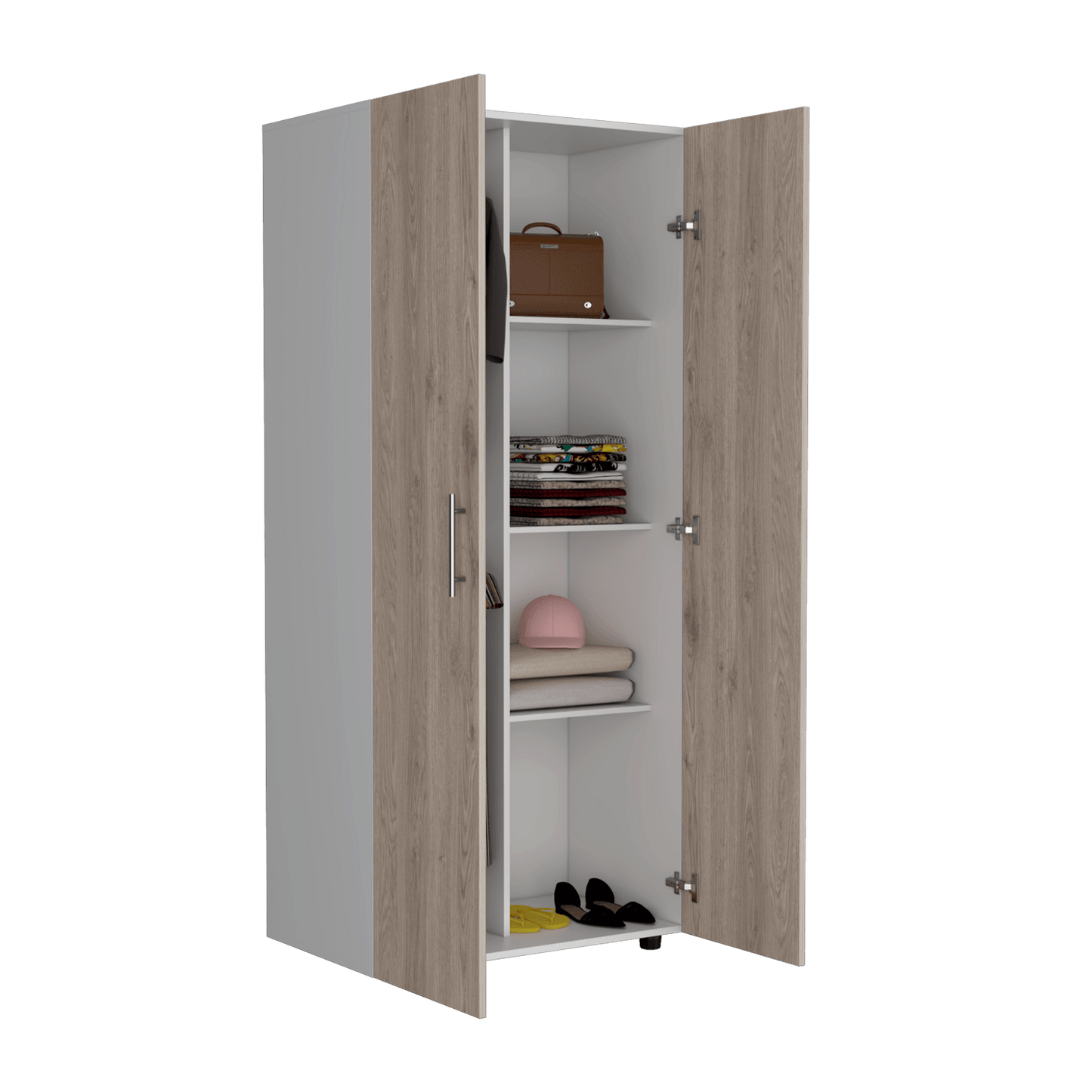Closet Torma Ceniza Y Blanco