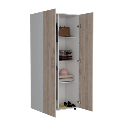 Closet Torma Ceniza Y Blanco