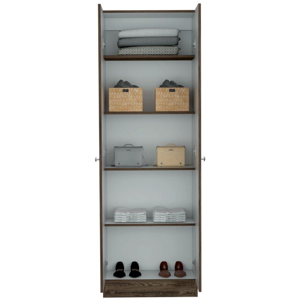 Closet 2 Pesil Home Multiusos  Coñac Y Blanco