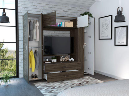 Closet Isvela Z Coñac Y Blanco