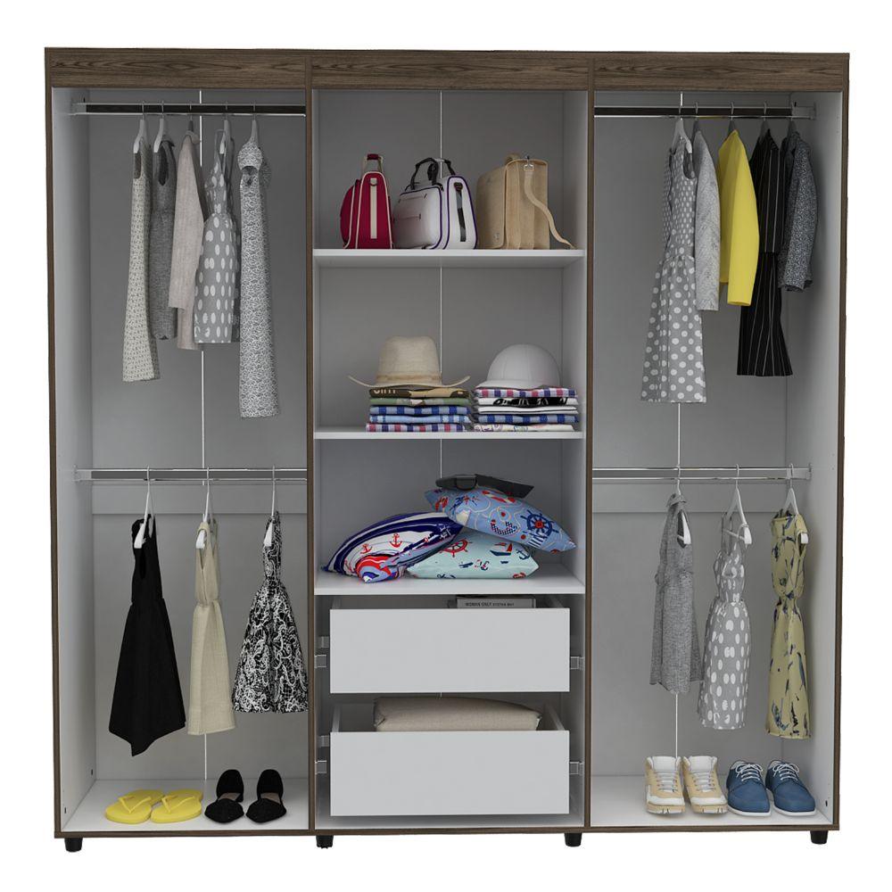 Closet Filara  Coñac Y Blanco