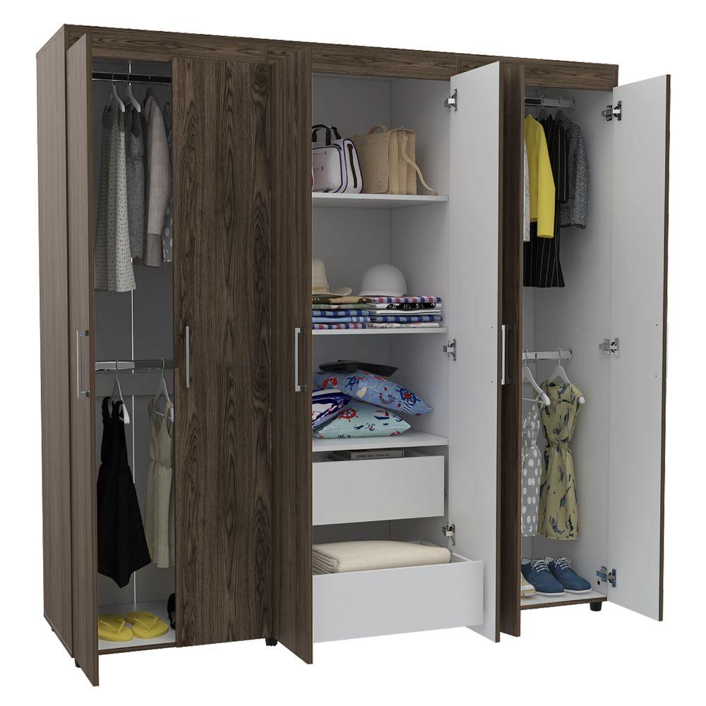 Closet Filara  Coñac Y Blanco