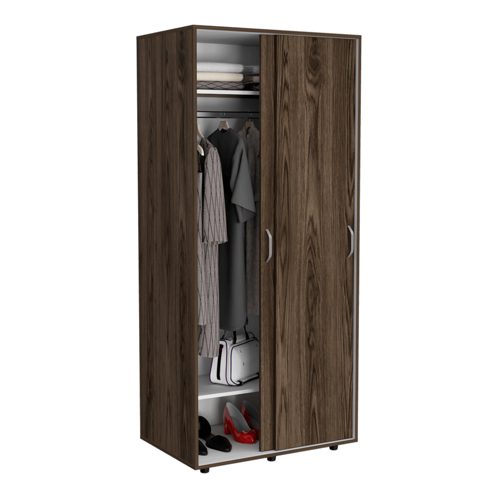 Closet Rofel Chocolate Y Blanco